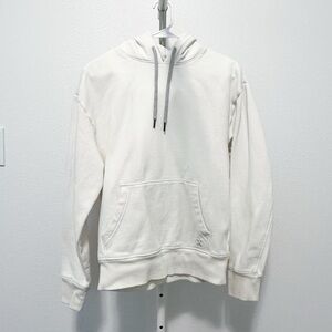 Express Men’s Relaxed Fit Hoodie in White